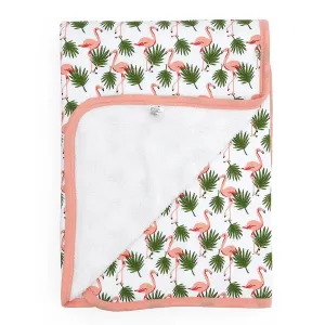 Cuddle Noah Sherpa Blanket - Peach