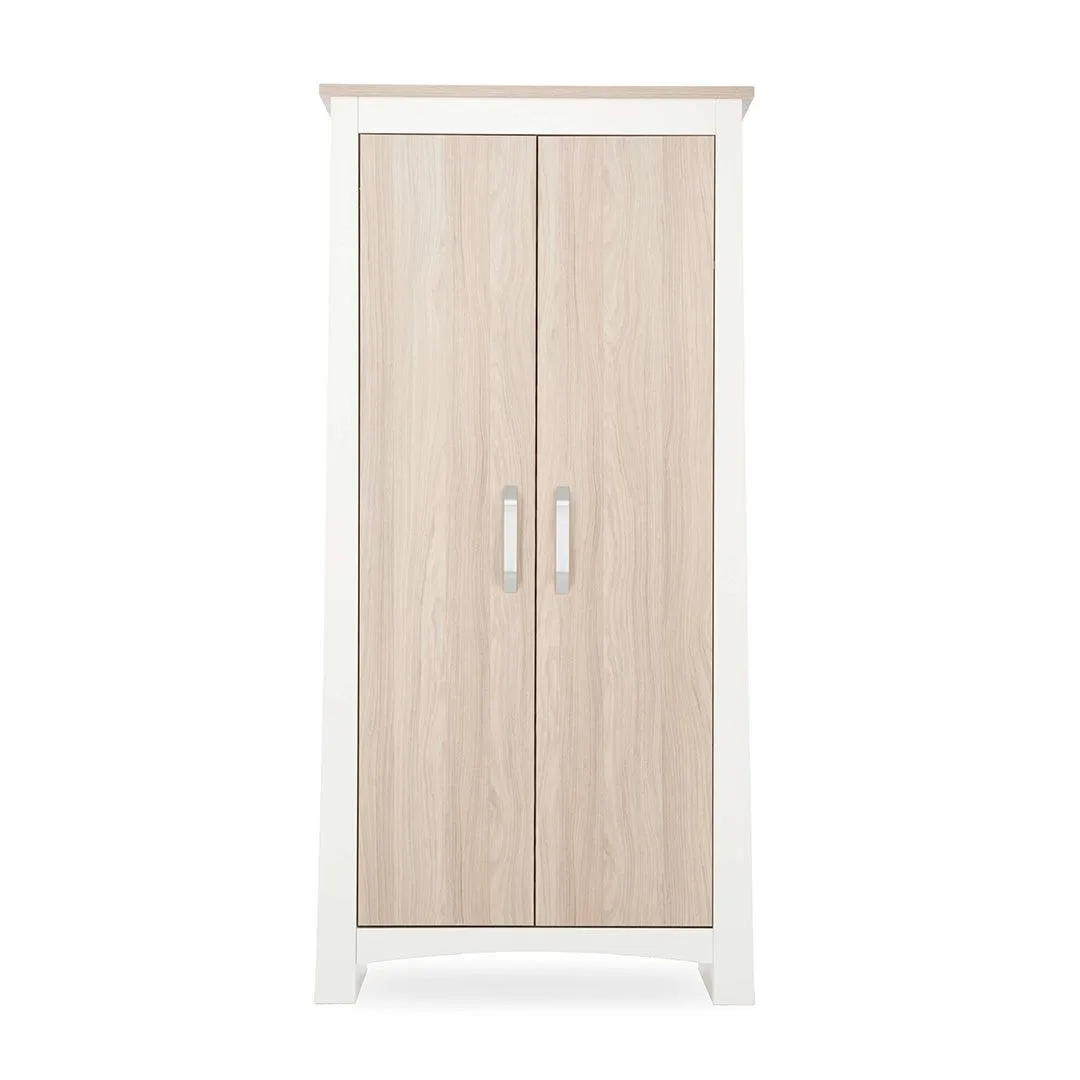 CuddleCo Ada Wardrobe - White/Ash