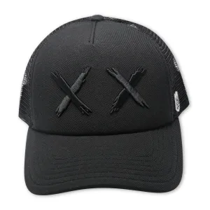 CULT MESH TRUCKER (ALL BLACK) SNAPBACK