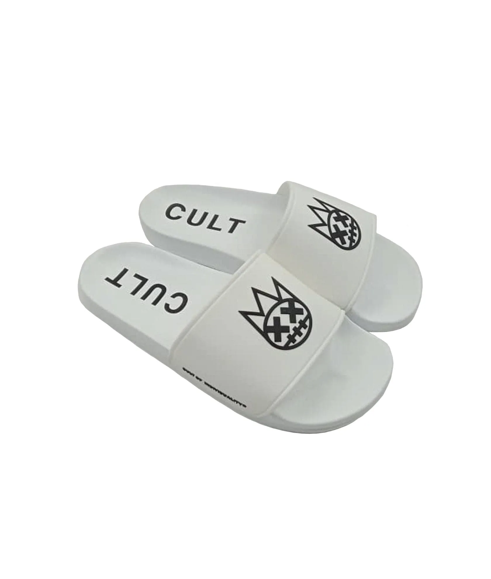 Cult Of Individuality - "Sandals" (White) - Slip On Comfortable Rubber