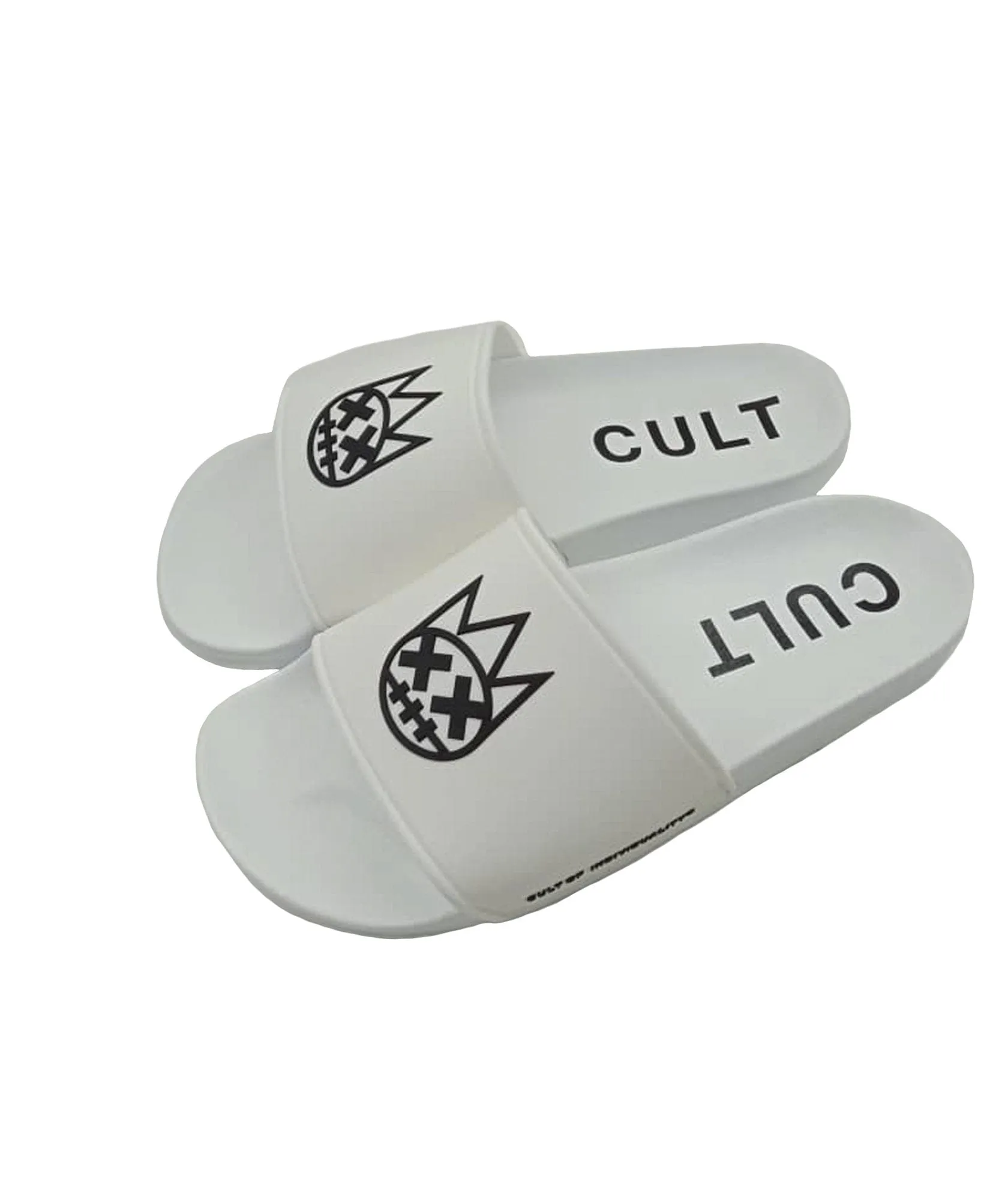 Cult Of Individuality - "Sandals" (White) - Slip On Comfortable Rubber