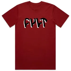 Cult Shadow T-Shirt - Scarlet Red