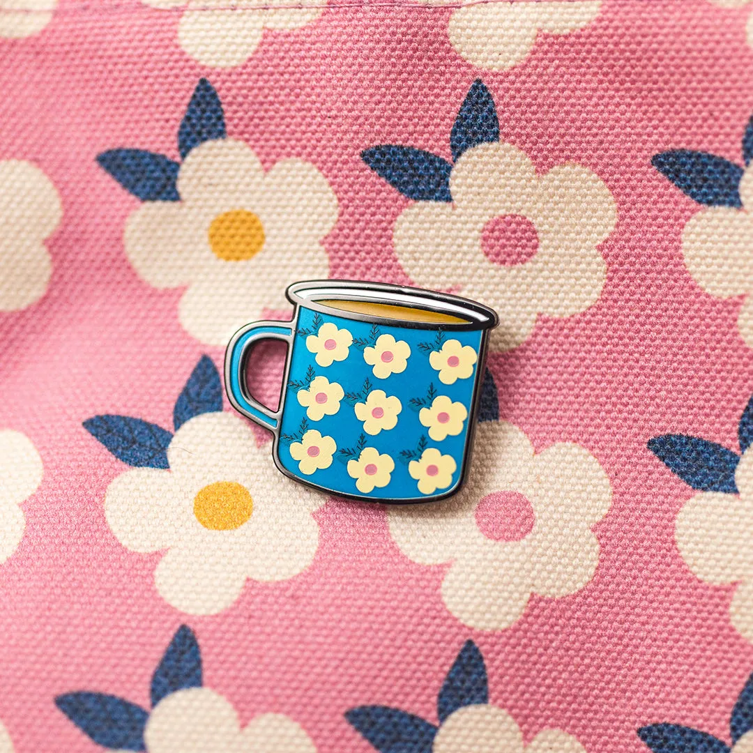 Cup of Tea - Happy Cup Enamel Pin Badge - Enamelhappy