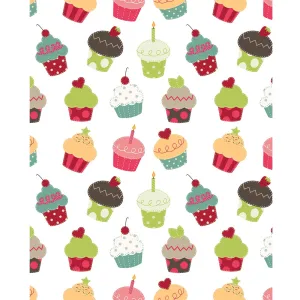 Cupcakes Printed Backdrop