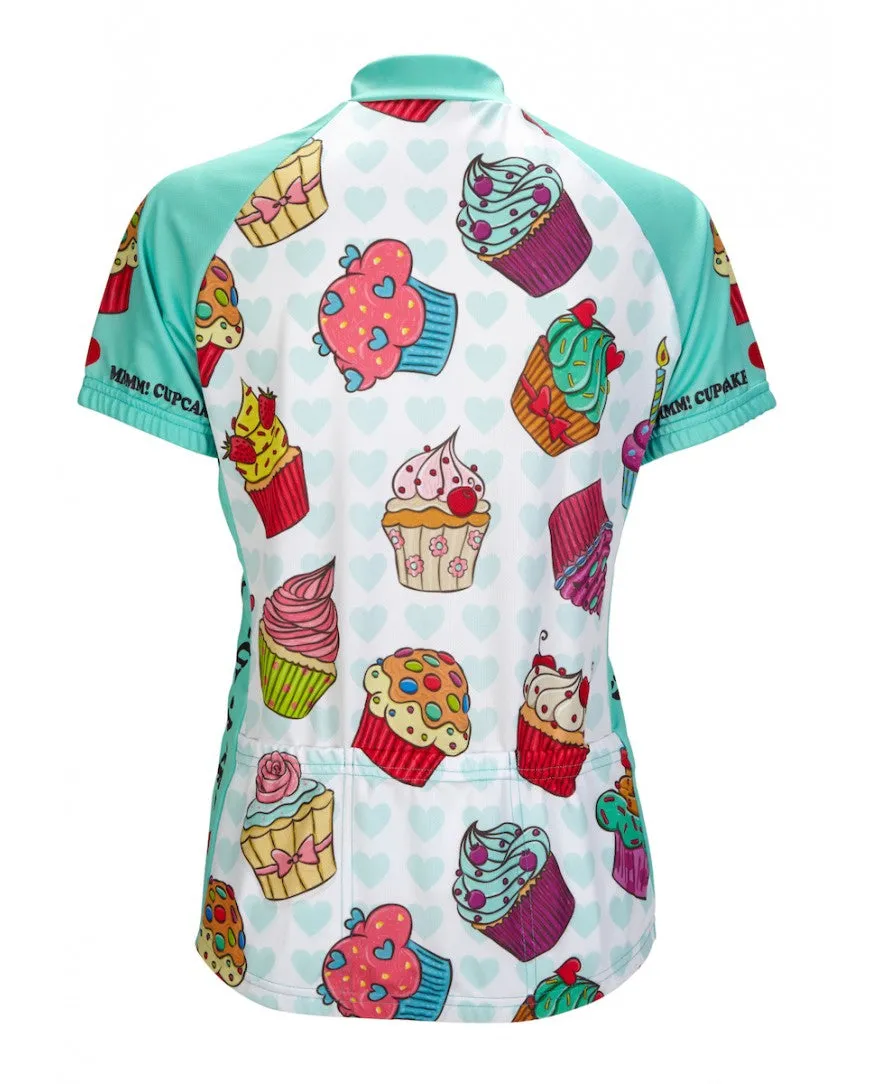 Cupcakes Women's Cycling Jersey (S, M, L, XL)