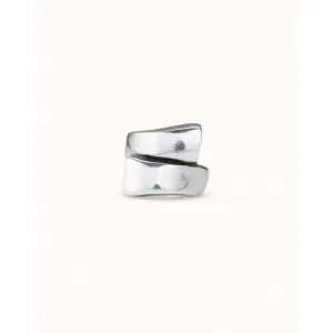 Curly Silver Metal Ring