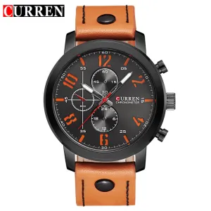 CURREN Luxury Casual Men Watches Analog Military Sports Watch Quartz Male Wristwatches Relogio Masculino Montre Homme 8192