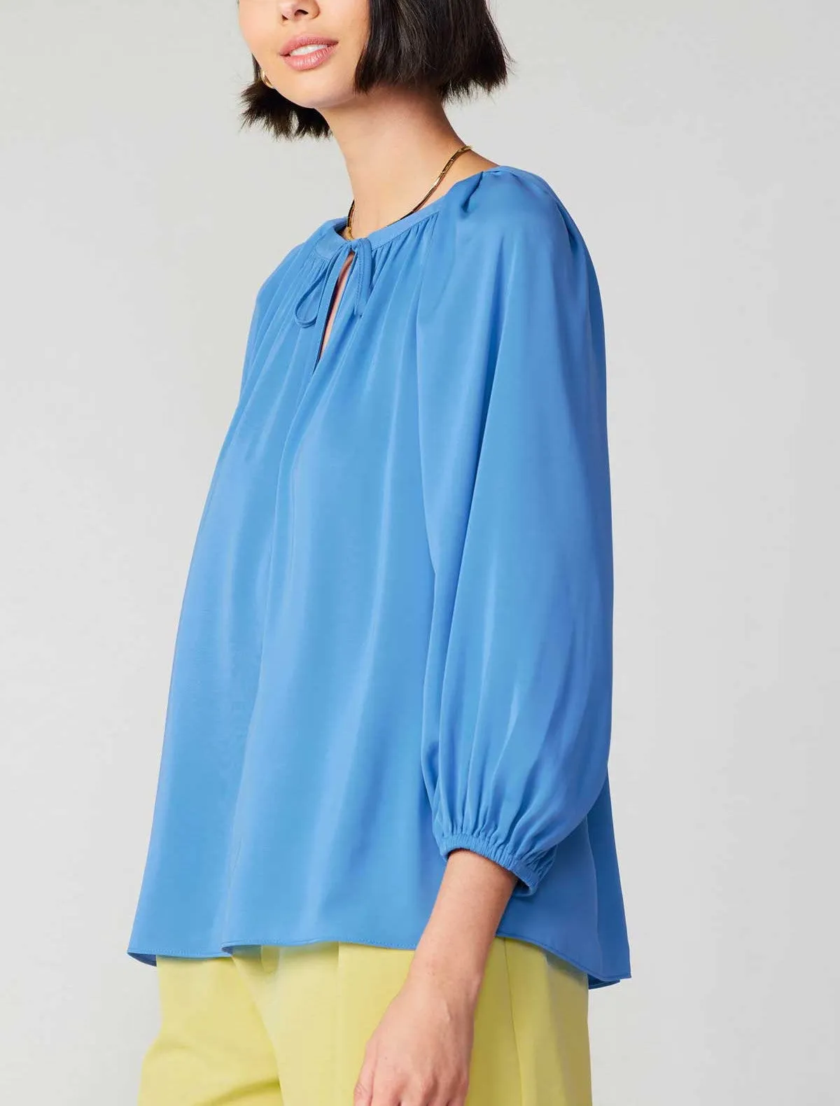 Current Air Pleated Raglan Blouse