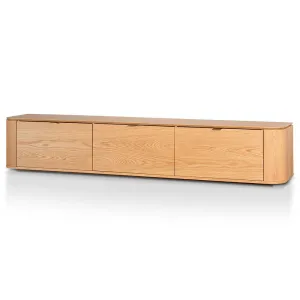 Curve 2.4 TV Entertainment Unit - Natural Oak