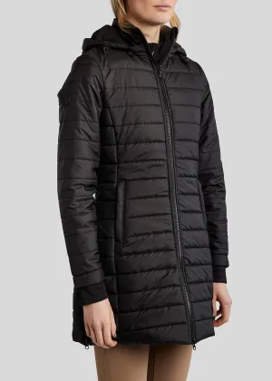 CURVE MoKate Long Quilted Jacket - Black