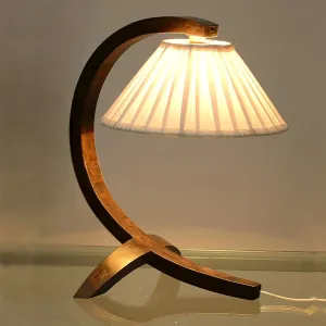 Curves Ahead Wooden Lamp