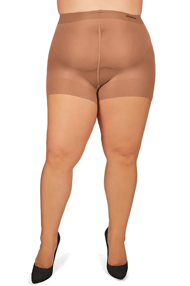 CURVY ULTRA SHEER CONTROL TOP PANTYHOSE