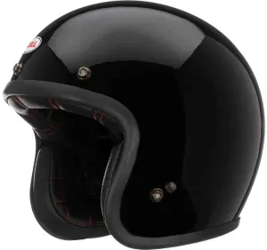 Custom 500 DLX Solid Jet Bell Helmet, Black