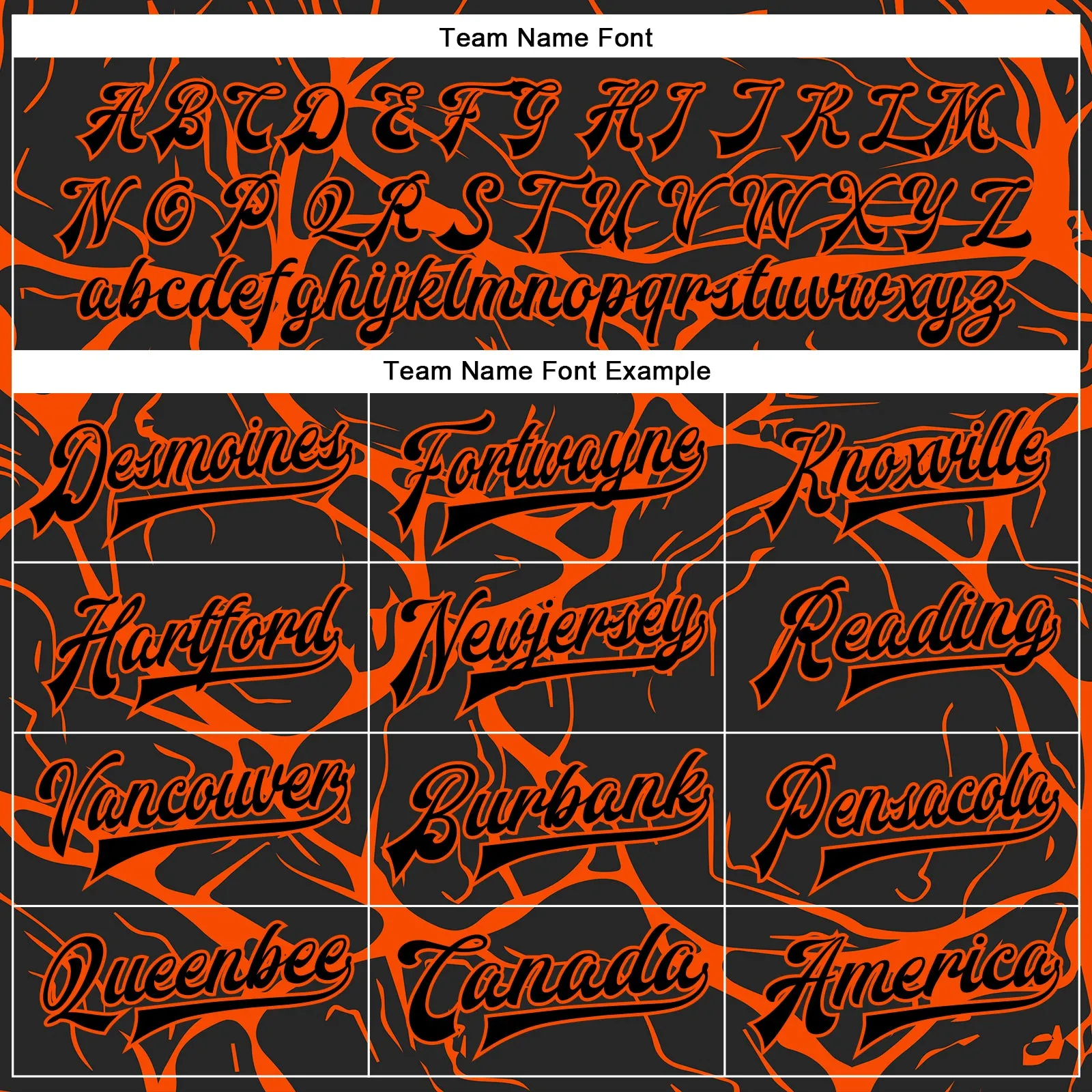 Custom Black Orange Abstract Network 3D Pattern Design Bomber Full-Snap Varsity Letterman Jacket