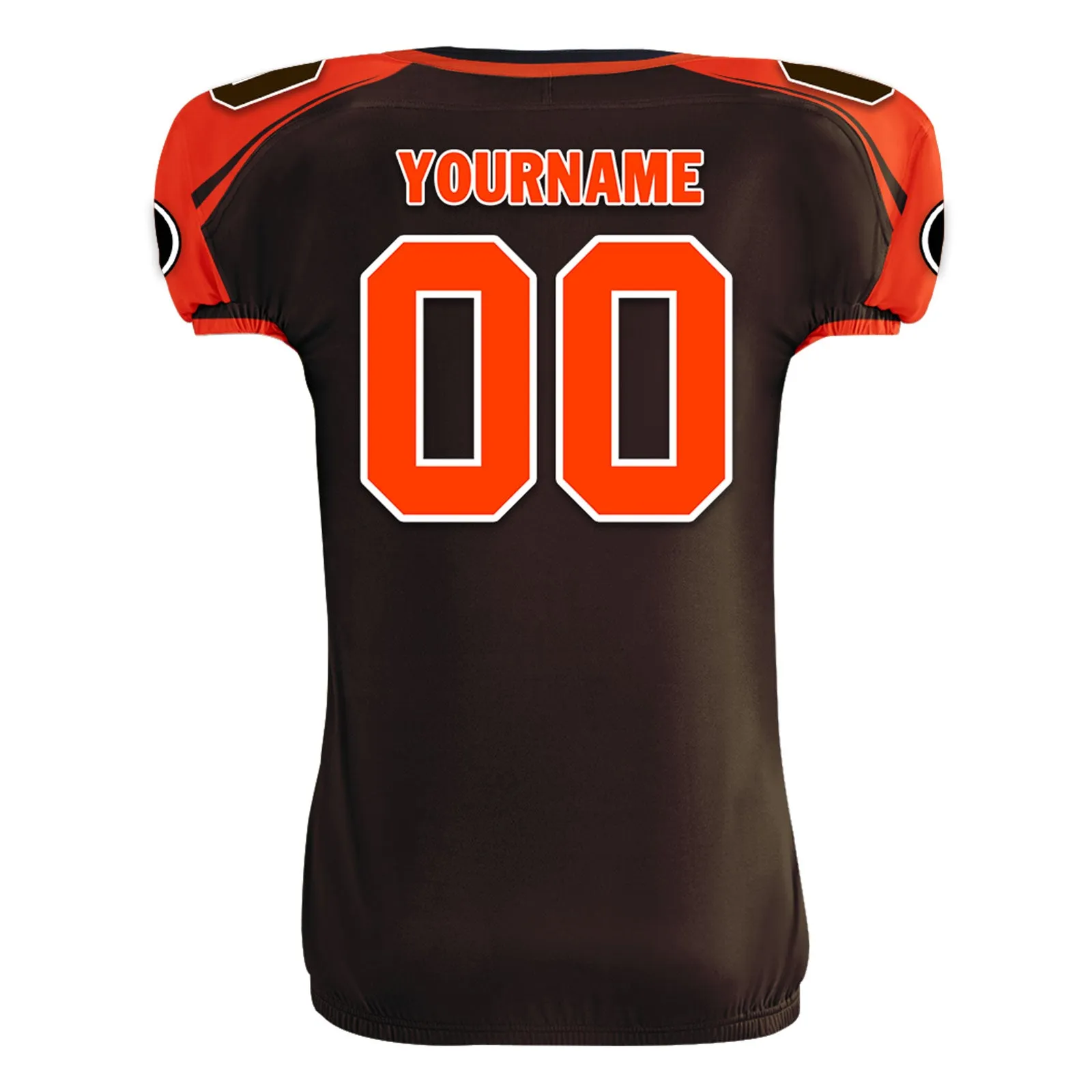 Custom Black Orange Ohio High-Performance American Football Jersey FBJ06-D023001-8