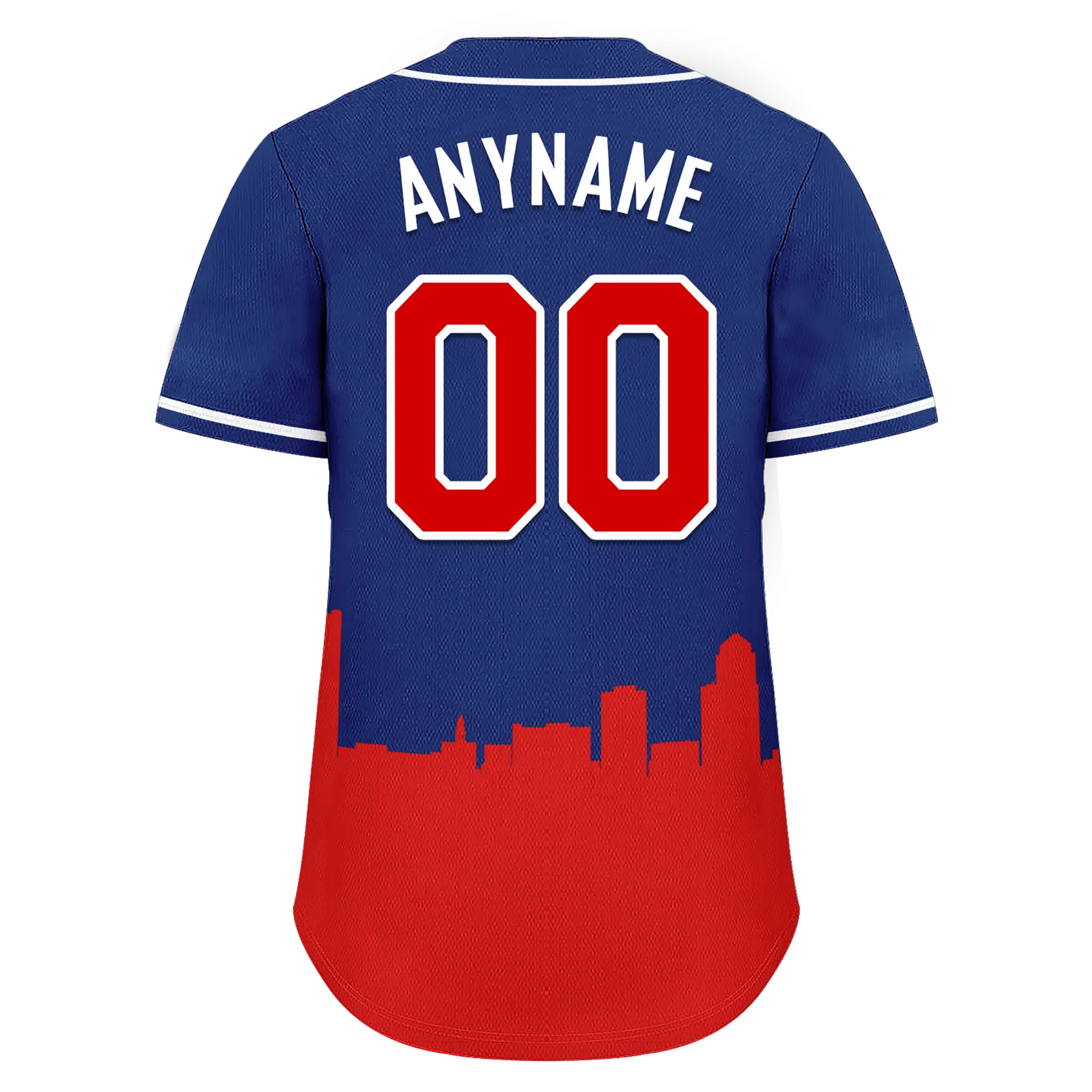 Custom Blue Red City Edition Personalized Authentic Baseball Jersey BSBJ01-D017136