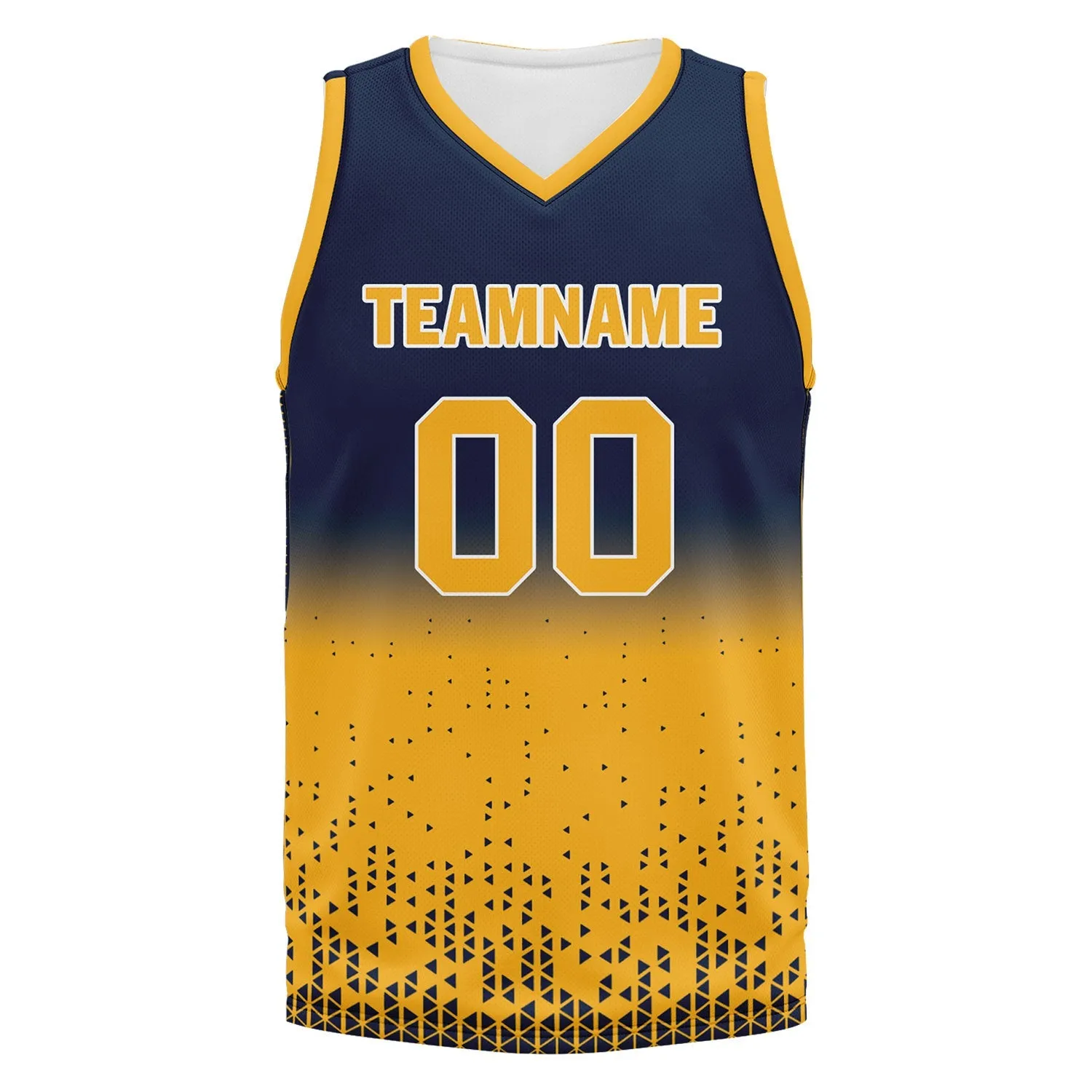 Custom Blue Yellow Fade Fashion Sports Uniform Basketball Jersey BBJ01-D020102-6