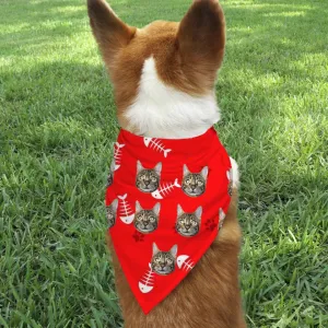 Custom Cat Bone Pet Bandana