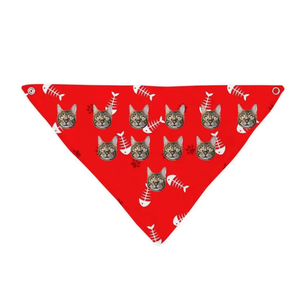 Custom Cat Bone Pet Bandana