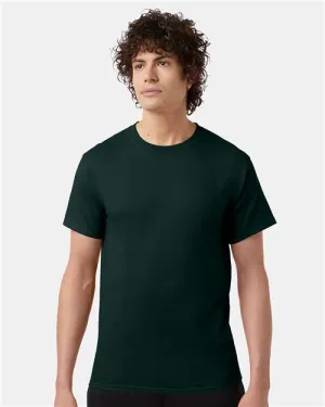 Custom Embroidered - Champion - Short Sleeve T-Shirt - Dark Green - T425