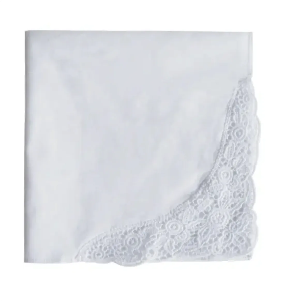 Custom Embroidered Long Phrase Handkerchief with Flourish