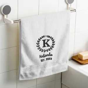 Custom Embroidered Towel Personalised Towel Gift for Lover