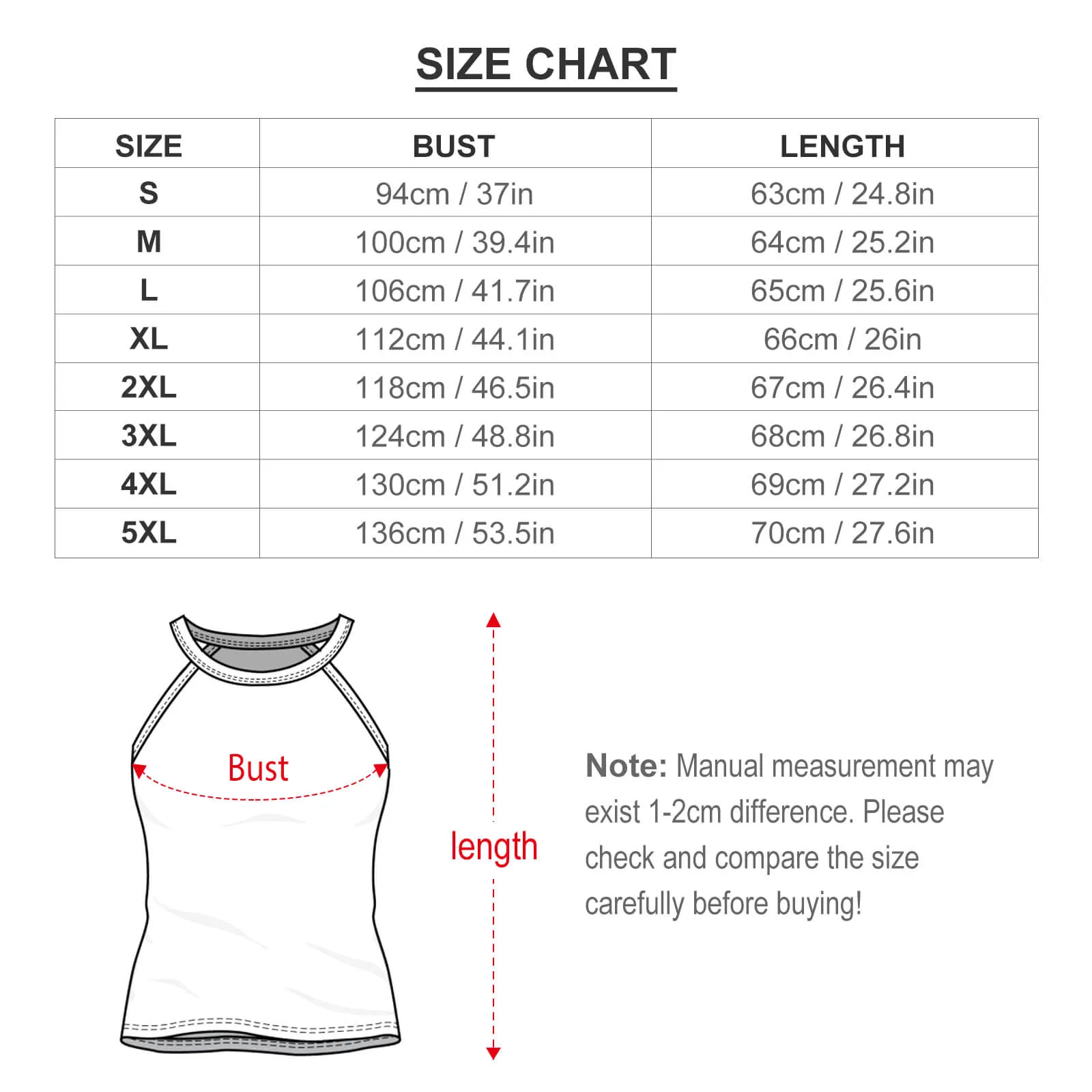 Custom Face Tops I Love You Summer Halterneck Strapless Print Vest Shirt Women's Loose Tank Top