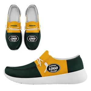 Custom Green Bay Green Yellow Shoes Personalized Sneaker FN018-D020278-13