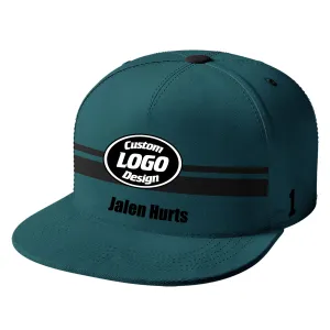 Custom Green Philadelphia Hat Sport Design Cap Stitched Adjustable Personalized PR067B-D020262-23