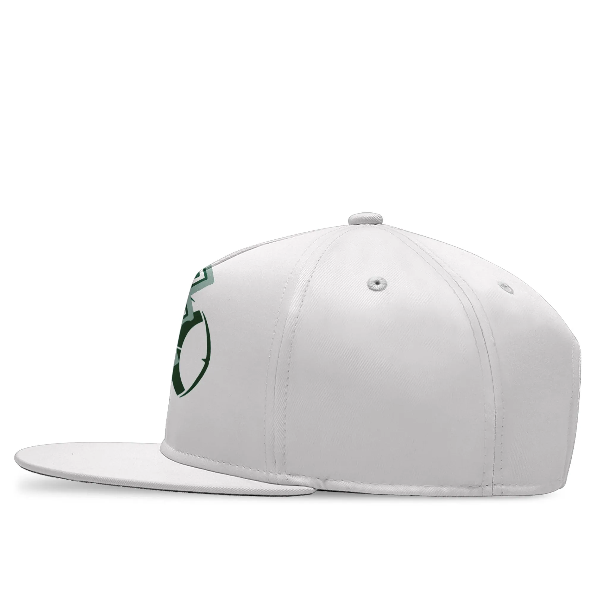 Custom Green White New York Hat Sport Design Cap Stitched Adjustable Personalized PR067B-D028017-30