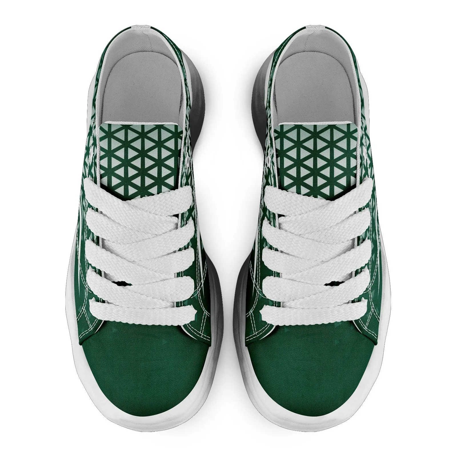 Custom Green White New York Shoes Personalized Sneaker FN038-D023003-28 Custom Online