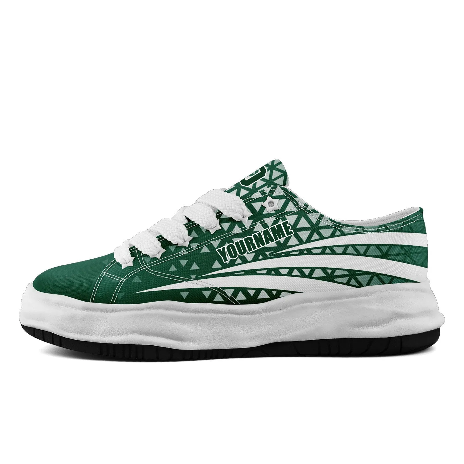 Custom Green White New York Shoes Personalized Sneaker FN038-D023003-28 Custom Online