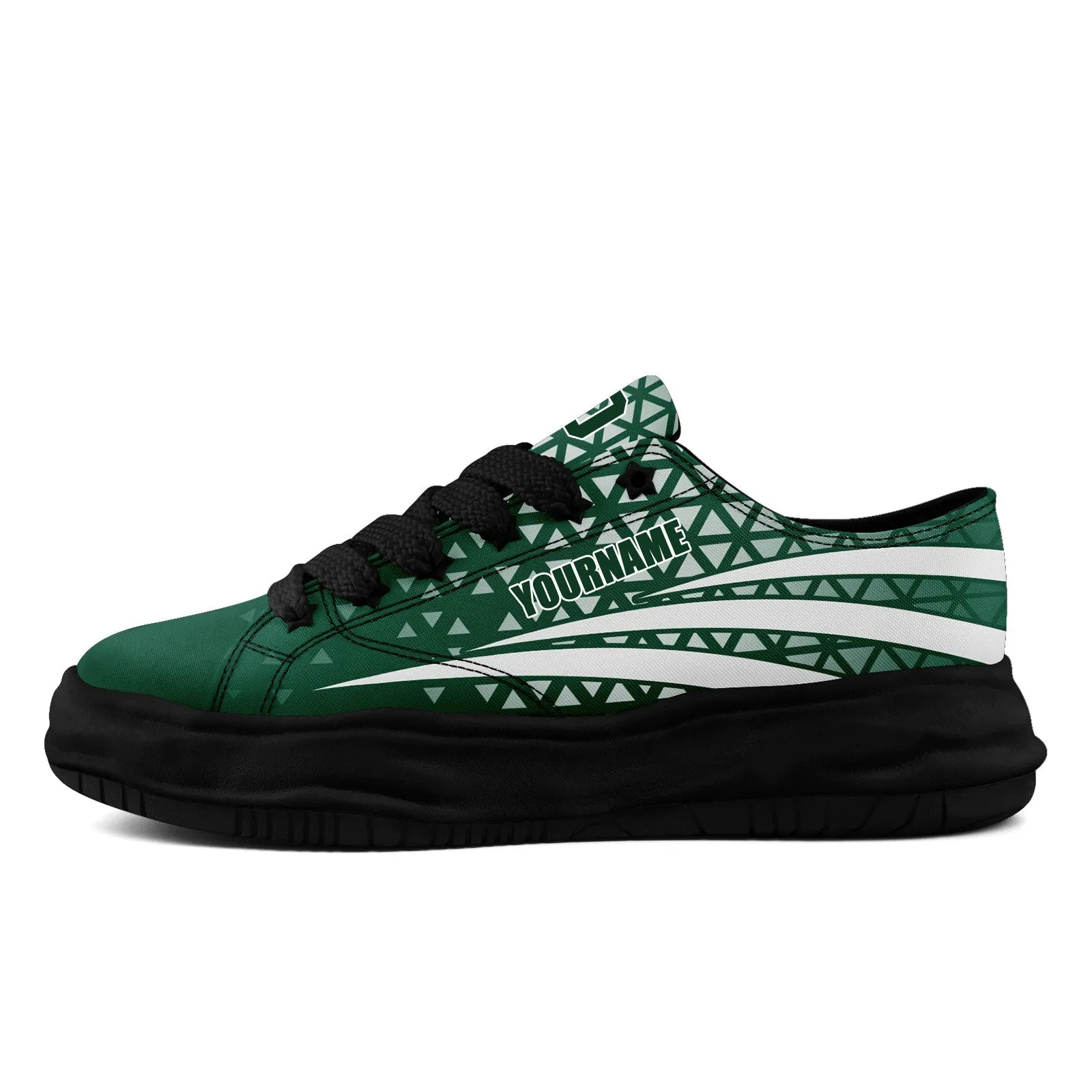 Custom Green White New York Shoes Personalized Sneaker FN038-D023003-28 Custom Online