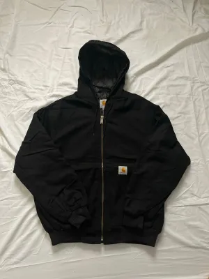 Custom handpick Mat21 carhartt rework style black hooded jackets