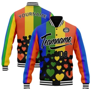 Custom Jacket Bomber Full-Snap Varsity Letterman Personalized Jacket FZ005-D025003-13