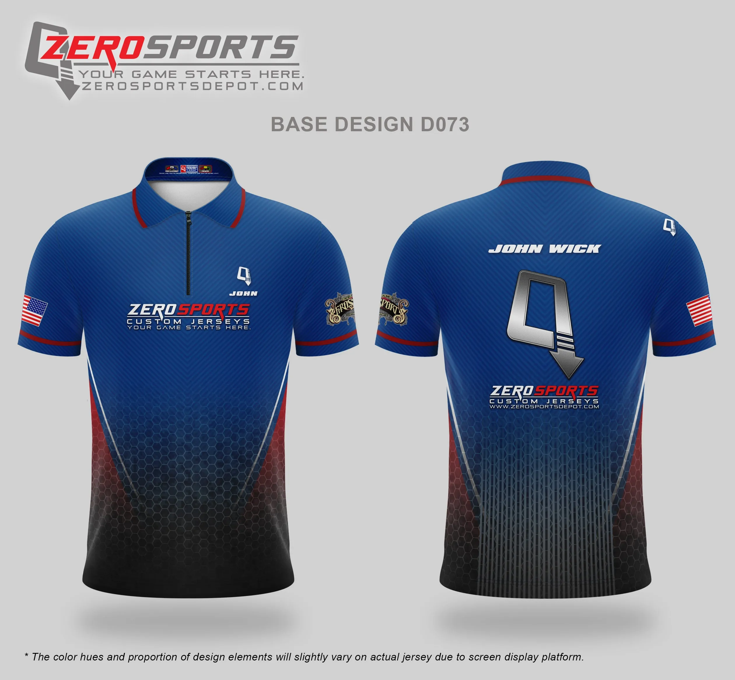 Custom Jersey Base Design #073