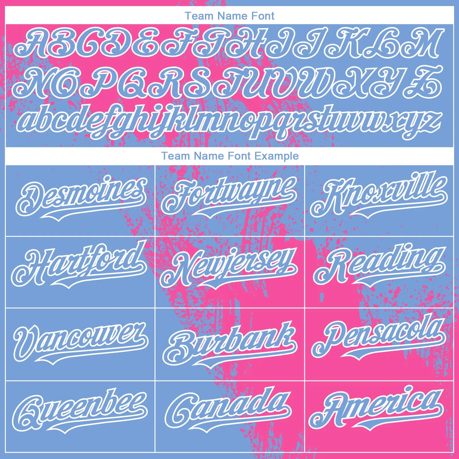 Custom Light Blue Pink-White 3D Pattern Design Abstract Brush Stroke Authentic Baseball Jersey