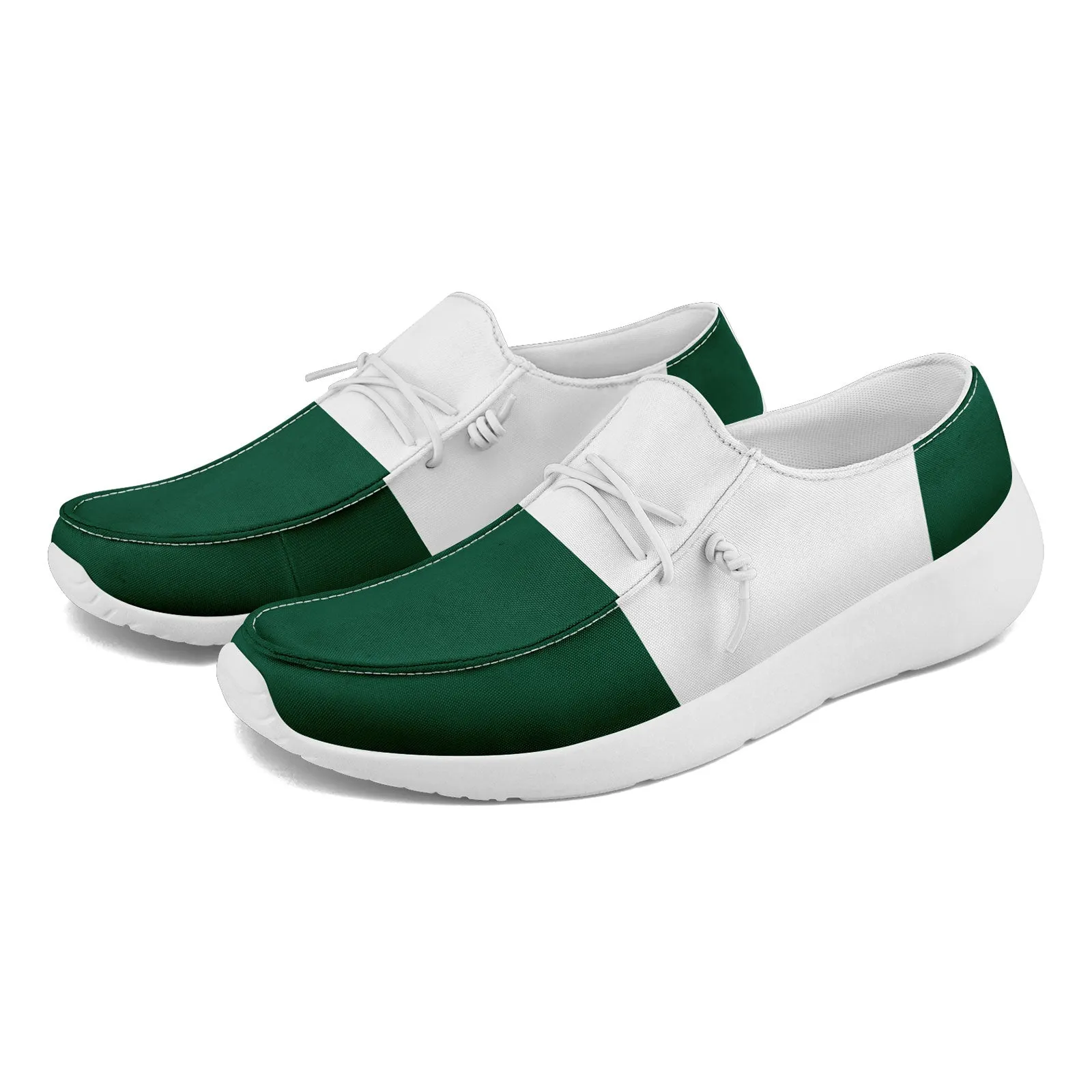 Custom New York Green White Shoes Personalized Sneaker FN018-D020278-28