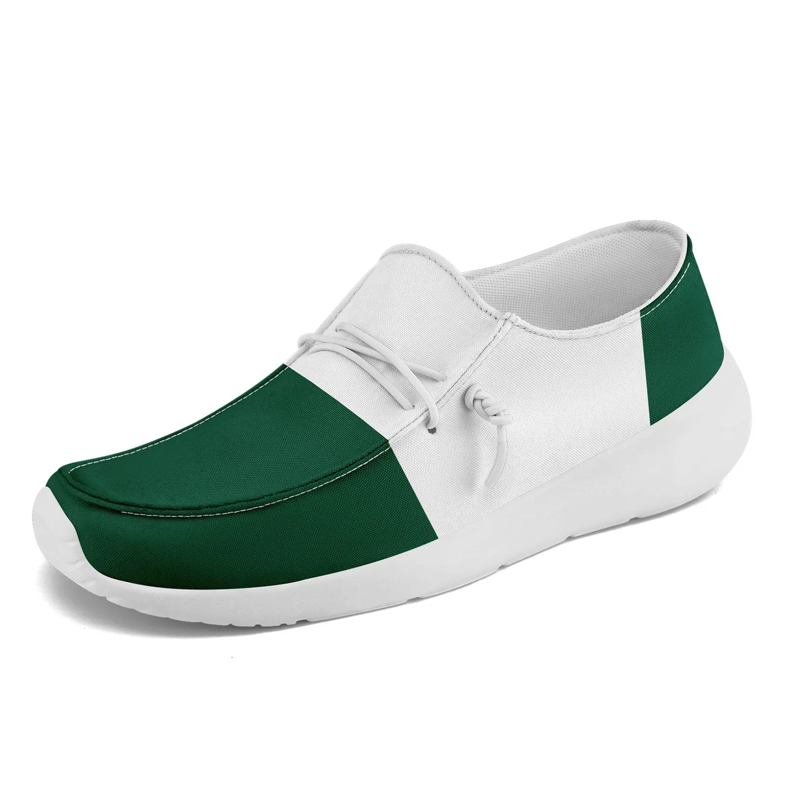 Custom New York Green White Shoes Personalized Sneaker FN018-D020278-28