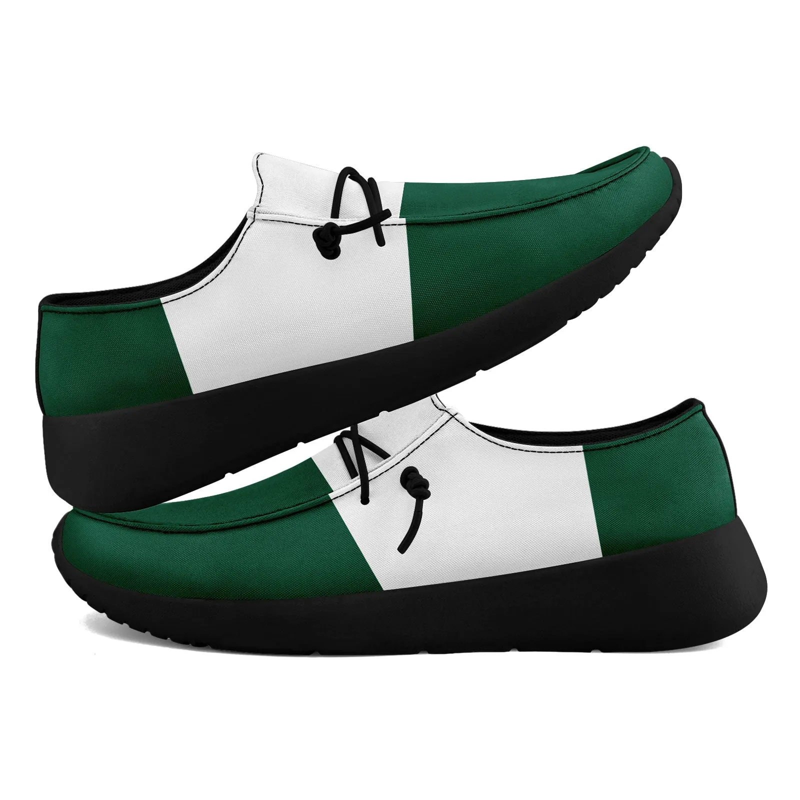 Custom New York Green White Shoes Personalized Sneaker FN018-D020278-28