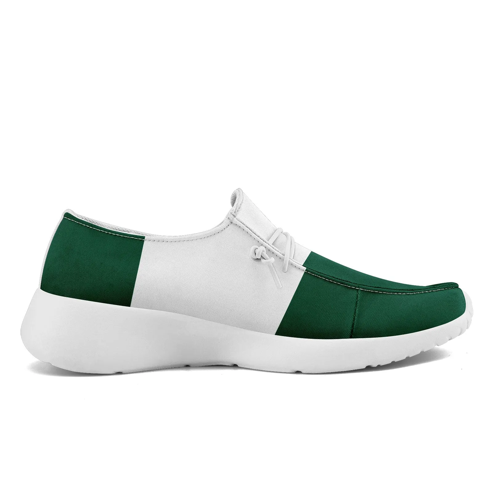 Custom New York Green White Shoes Personalized Sneaker FN018-D020278-28