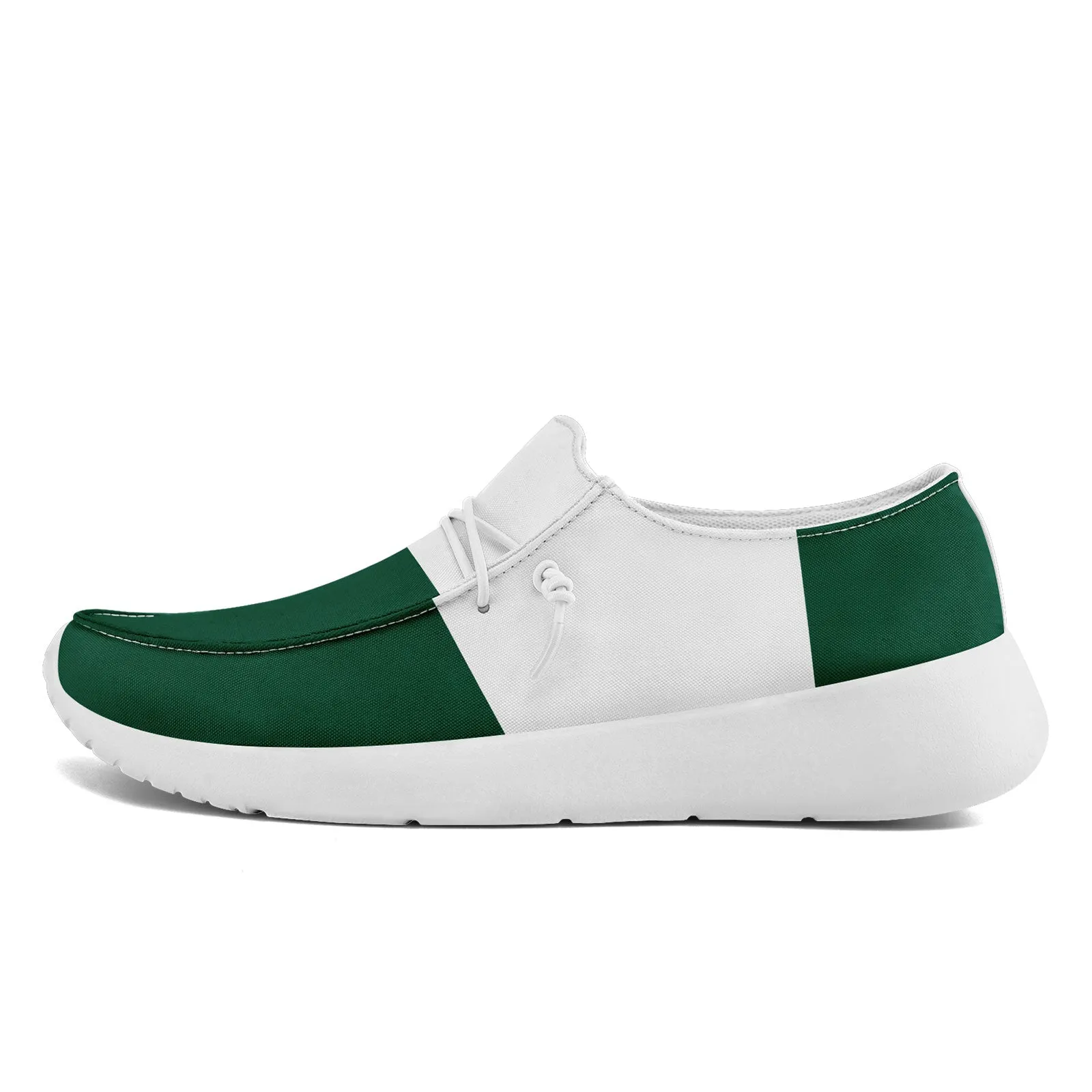 Custom New York Green White Shoes Personalized Sneaker FN018-D020278-28