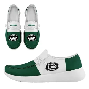 Custom New York Green White Shoes Personalized Sneaker FN018-D020278-28