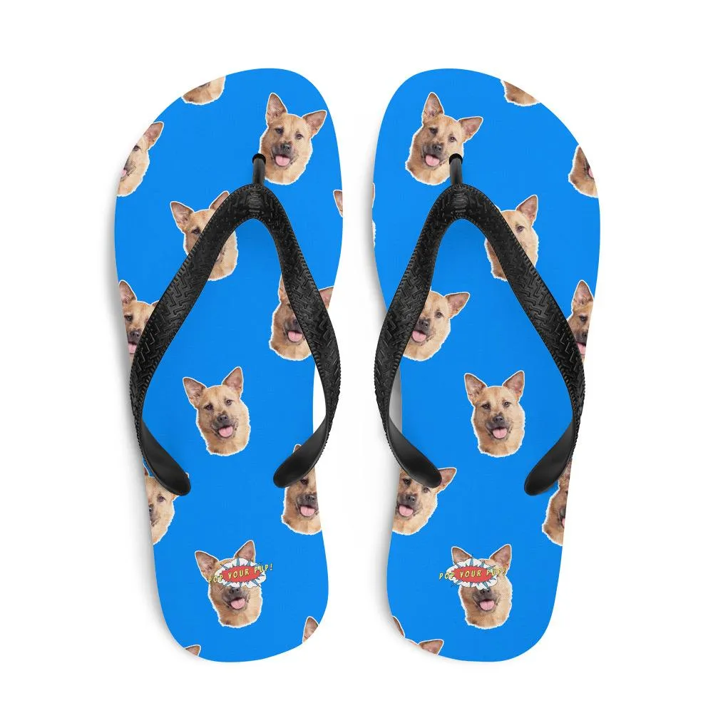 Custom Pet Art Flip-Flops