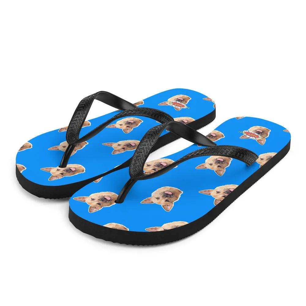 Custom Pet Art Flip-Flops