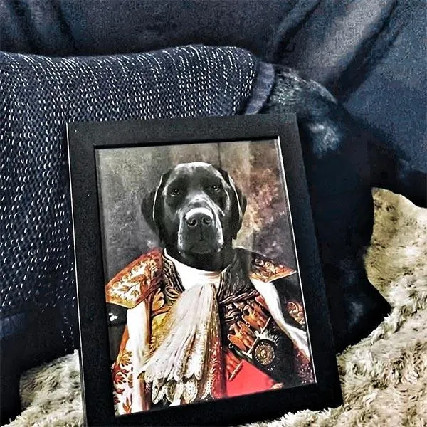 Custom Pet Art Framed Print