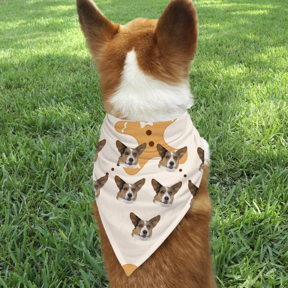 Custom Pet Bandana Christmas