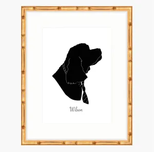 Custom Pet Silhouette - Head