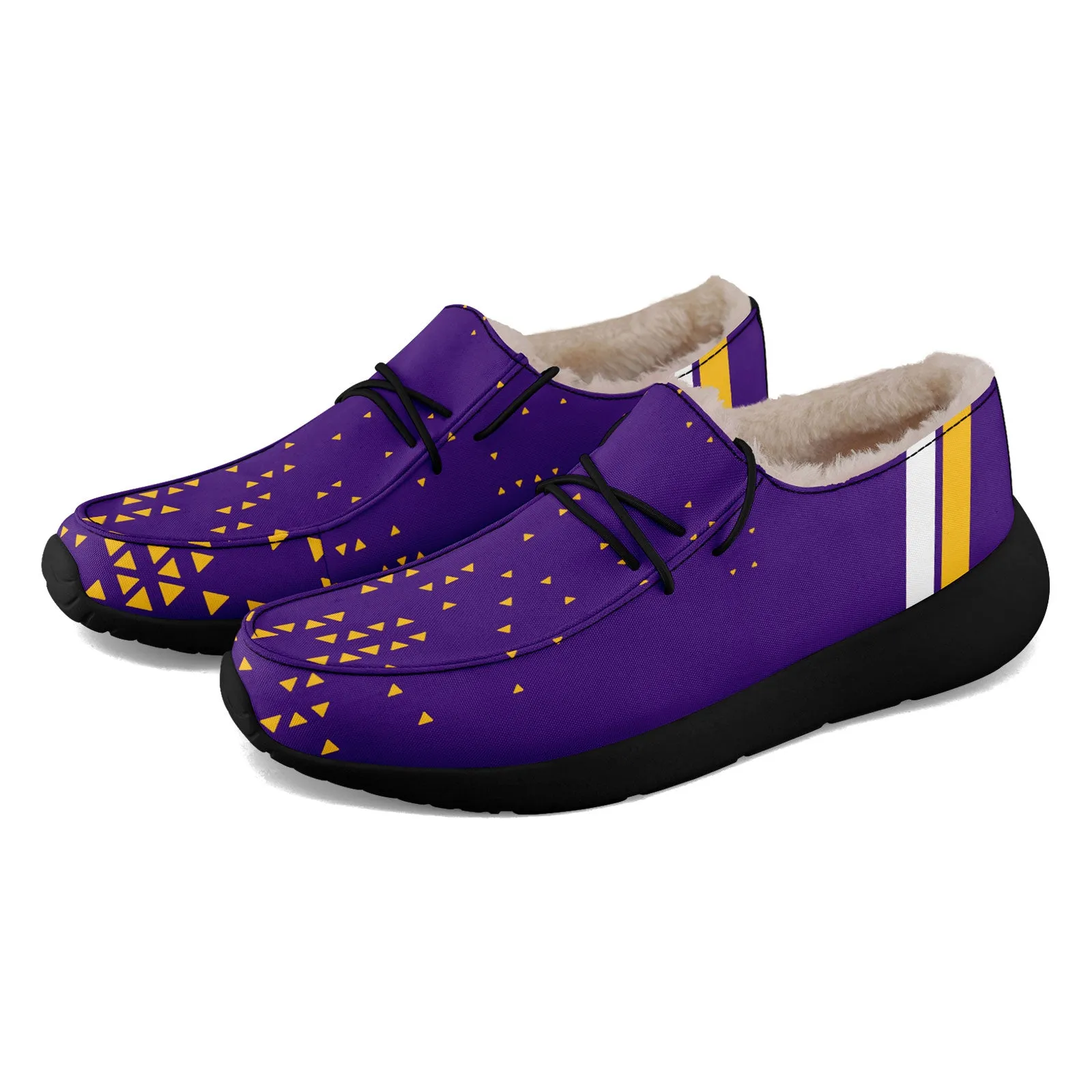 Custom Purple Yellow Minnesota Shoes Personalized Sneaker FN042-D020279-17