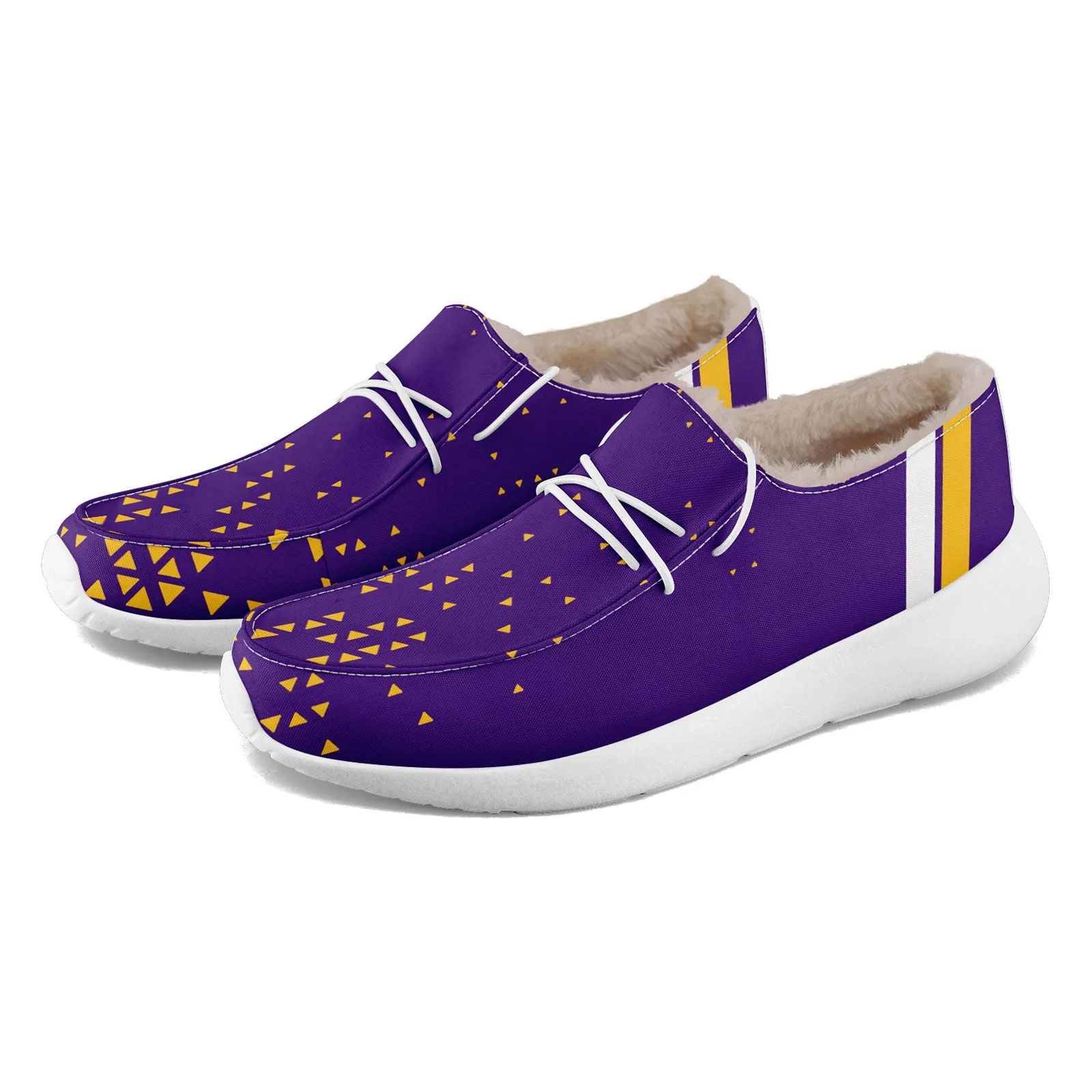 Custom Purple Yellow Minnesota Shoes Personalized Sneaker FN042-D020279-17